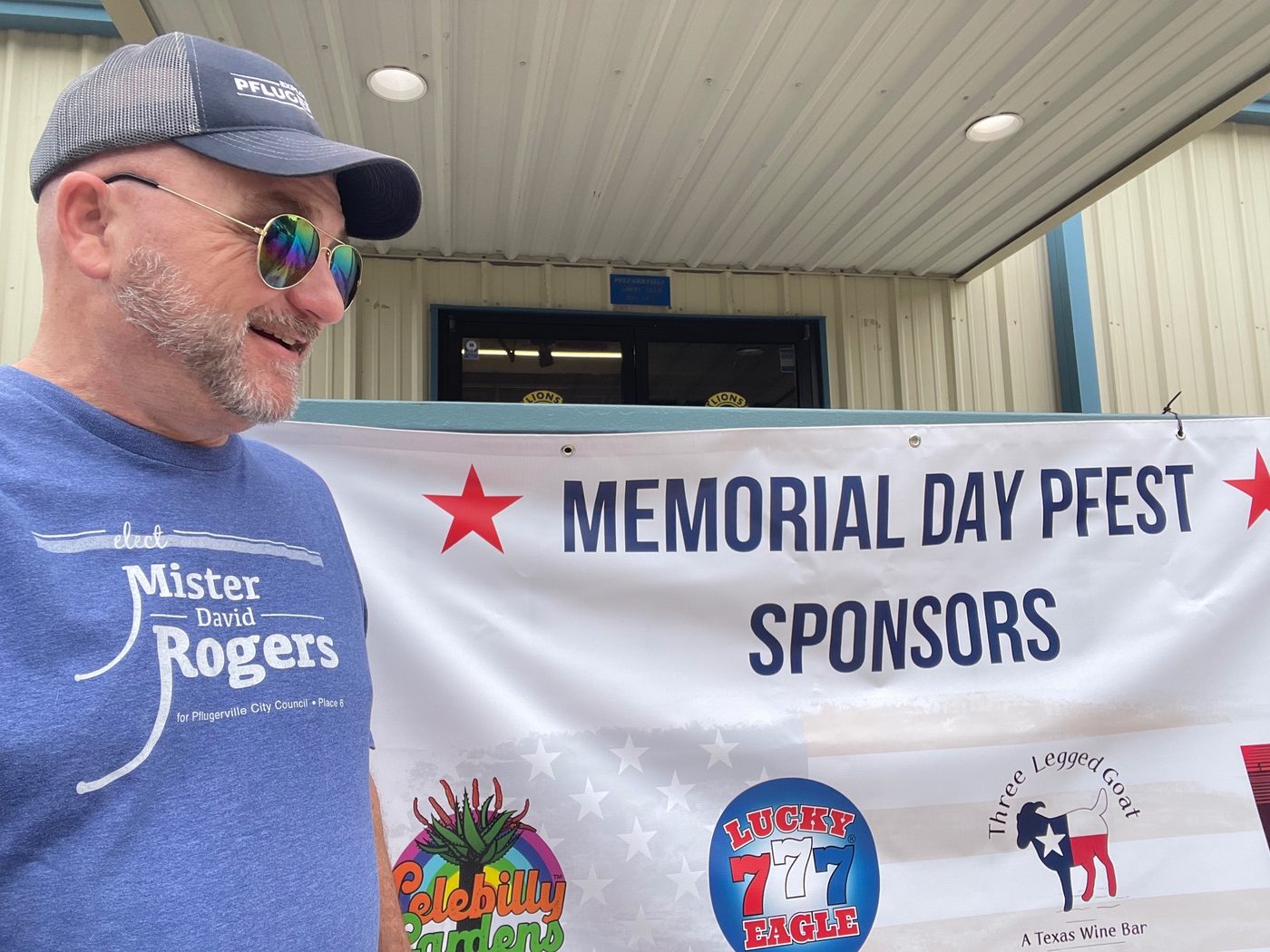 David Rogers at Pflugerville’s Memorial Day Pfest