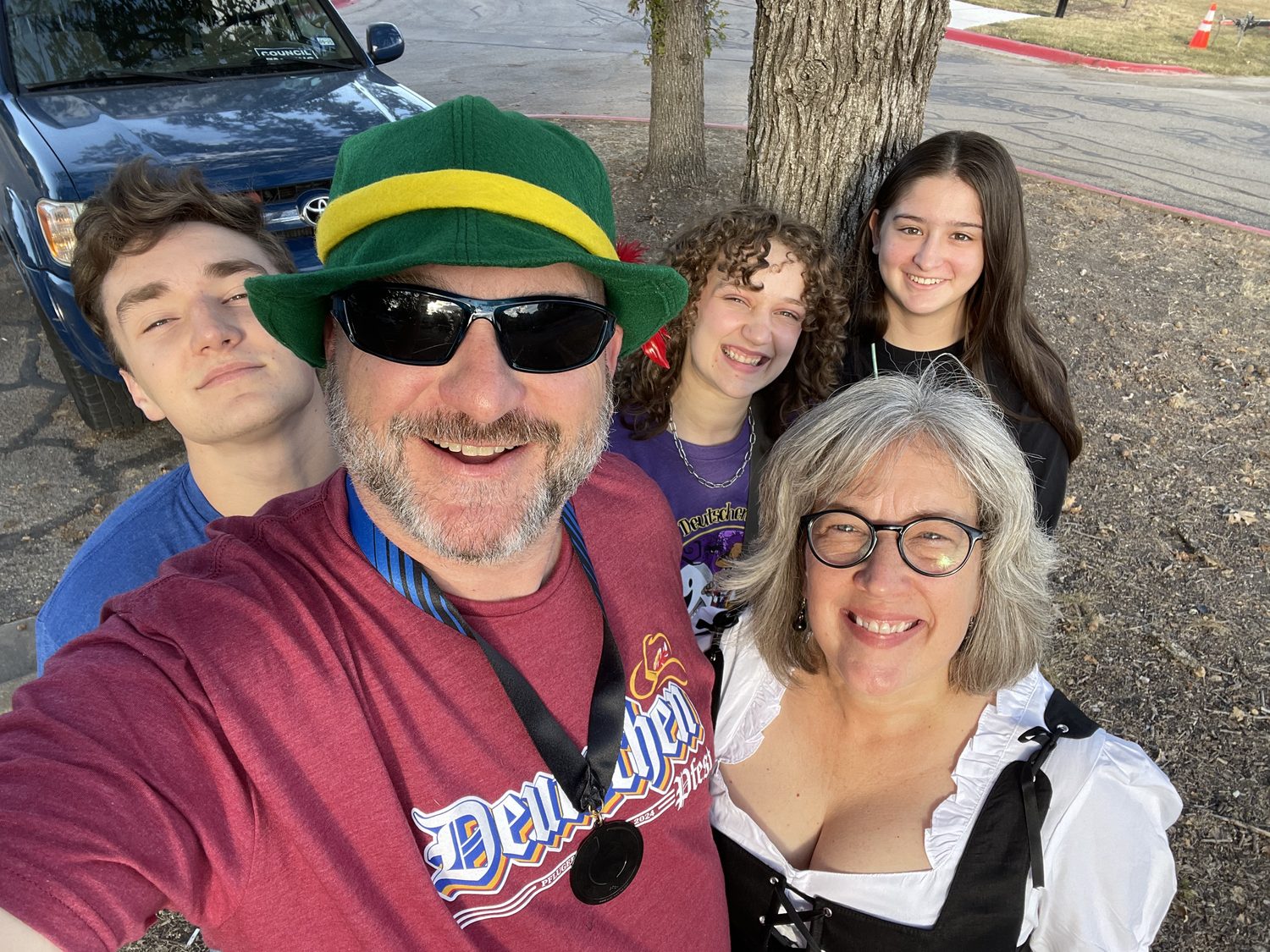 David Rogers and family at Deutschen Pfest
