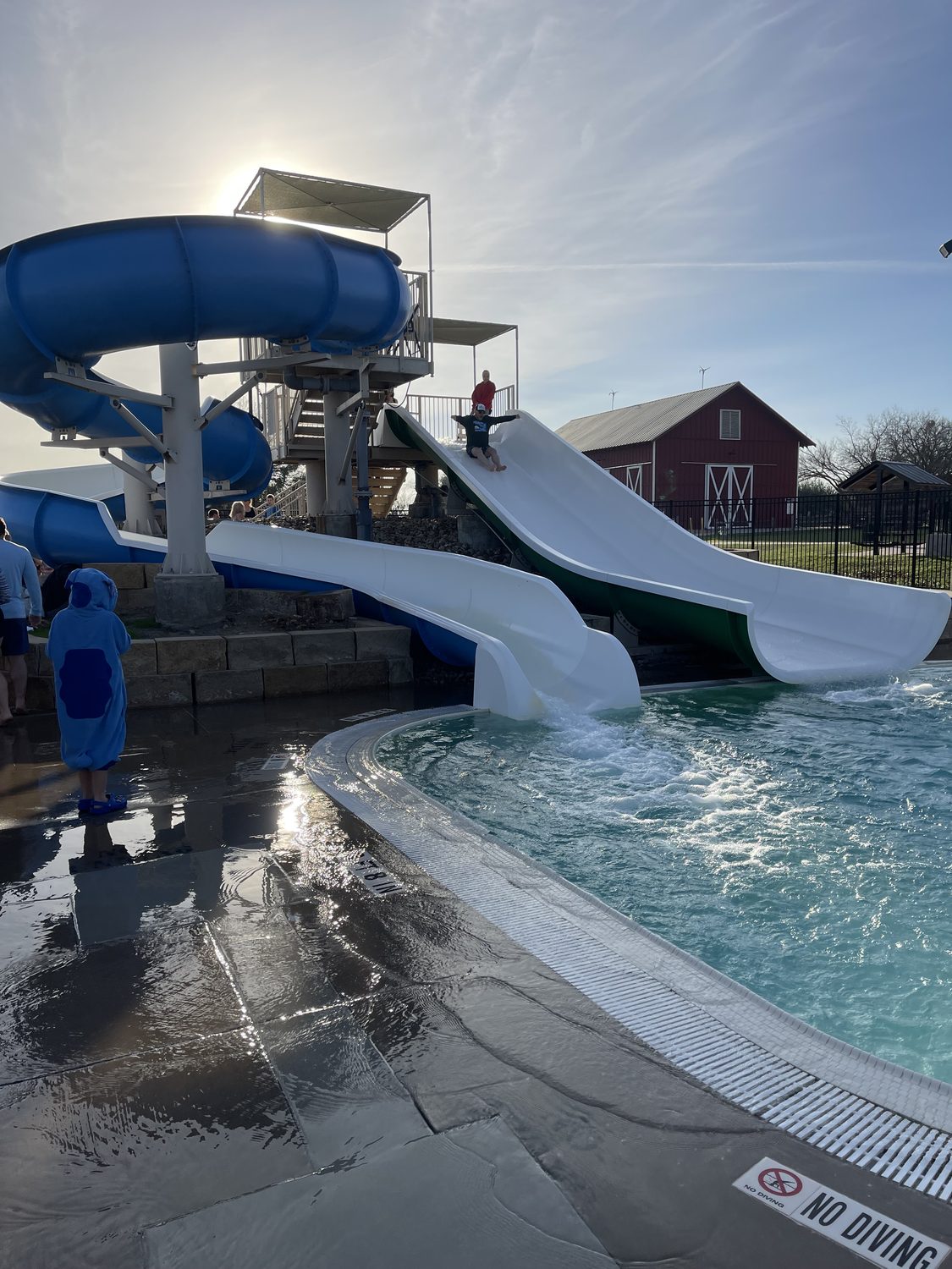 The pool at Heritage Park in Pflugerville