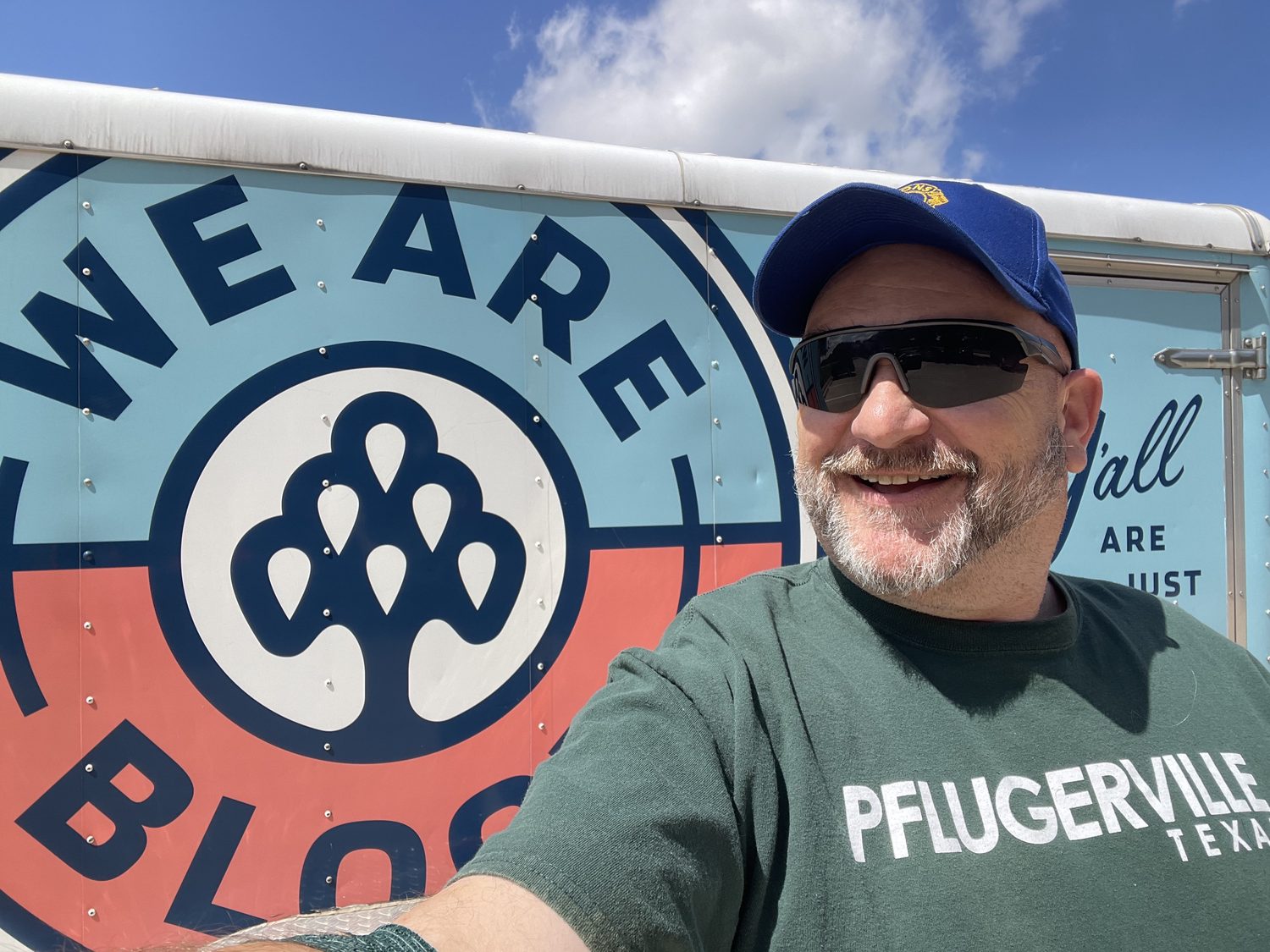 David Rogers at the We Are Blood mobile donation drive